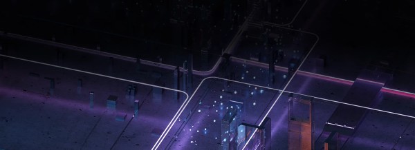 Futuristic purple colored background image