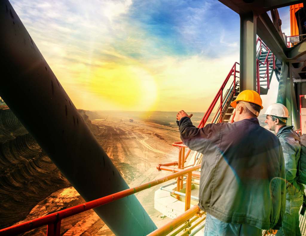 Engineer inspecting a building structure
