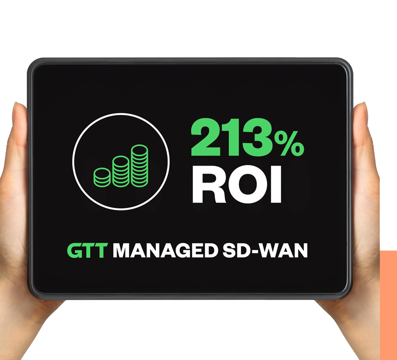 GTT's Managed SD-WAN produces 231% ROI