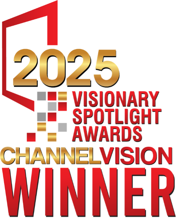 2025 Visionary Spotlight Award Channel Vision Winner logo